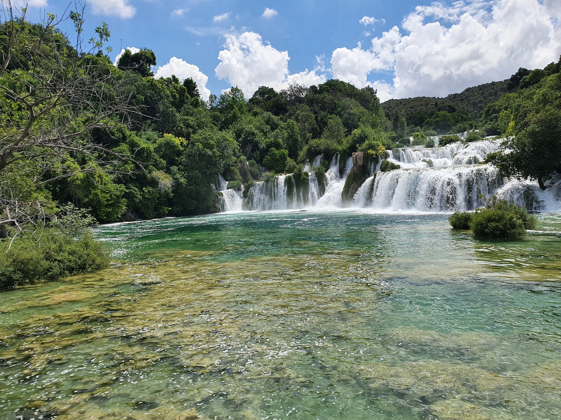 Waterfall cascades of Krka National Park